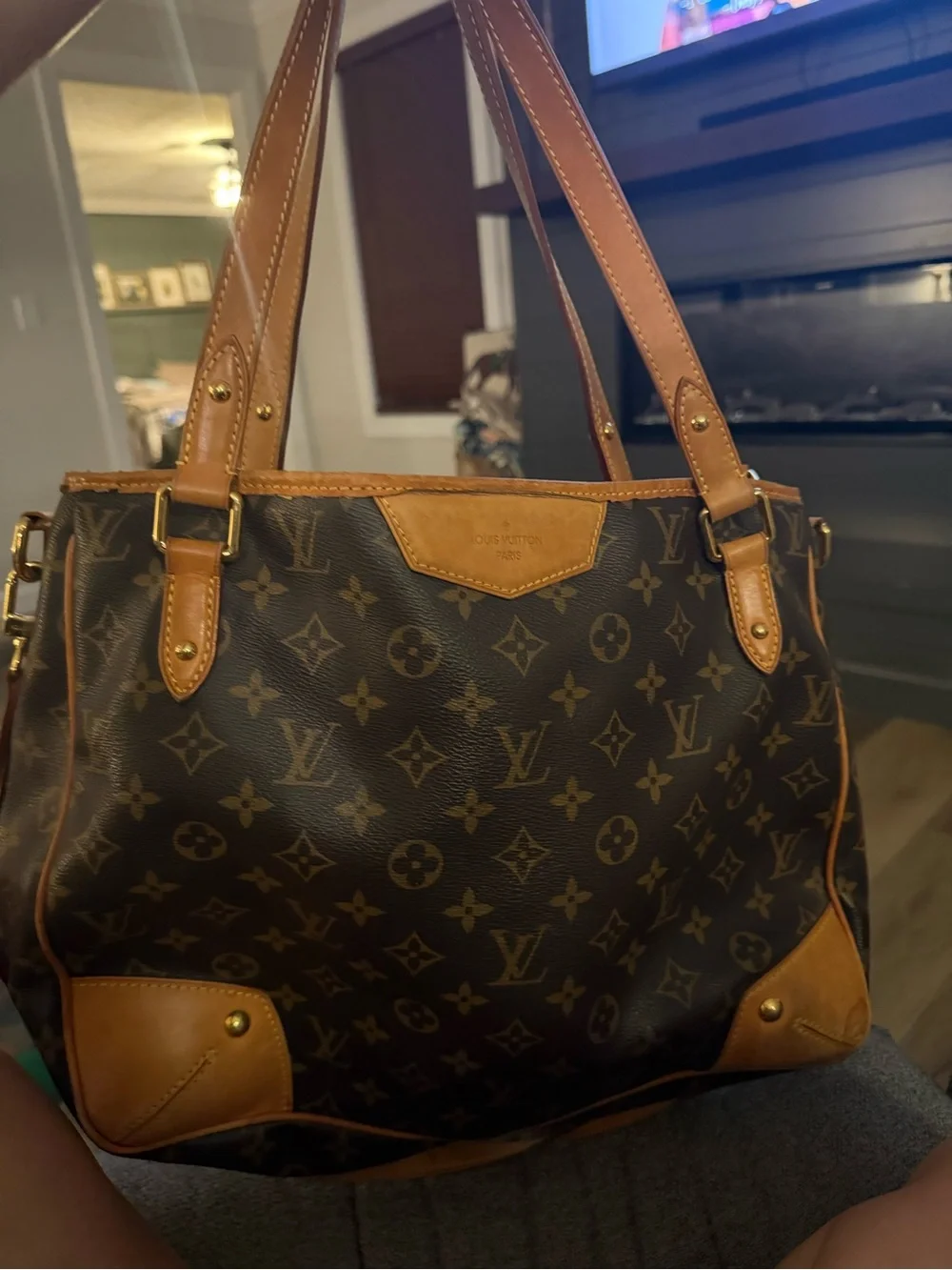 Louis Vuitton Estrella MM Shoulder Tote - Brown & Tan